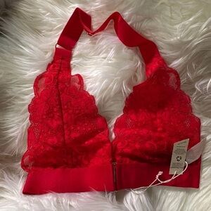 Free People Groupie Bralette Siren Red